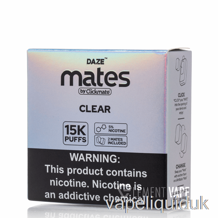 7 Daze Mate Pods Clear Vape Juice